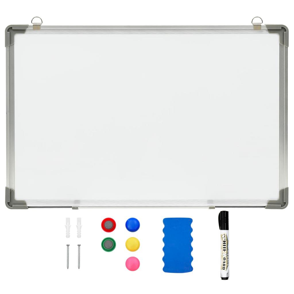 Magnetic Dry-Erase Whiteboard White Steel