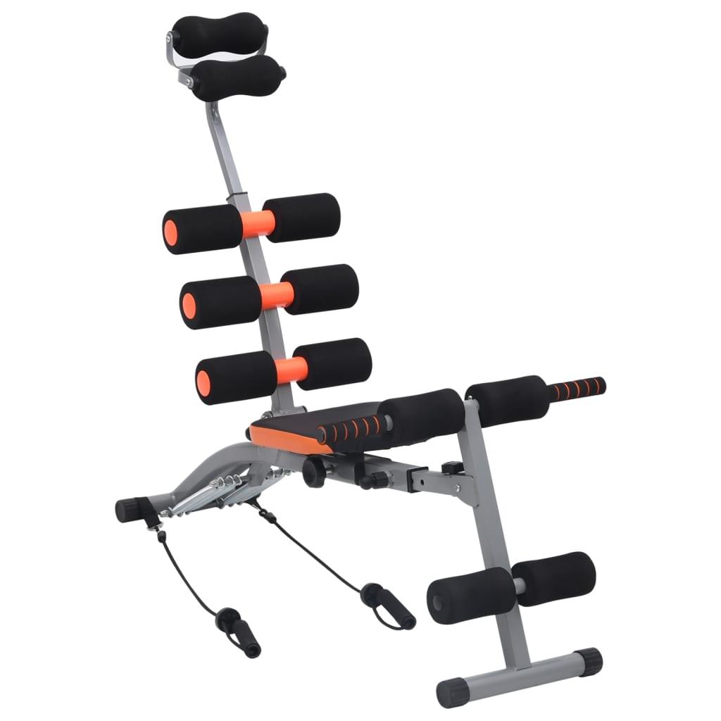 L-Shaped Abdominal Trainer With Elastic Strings