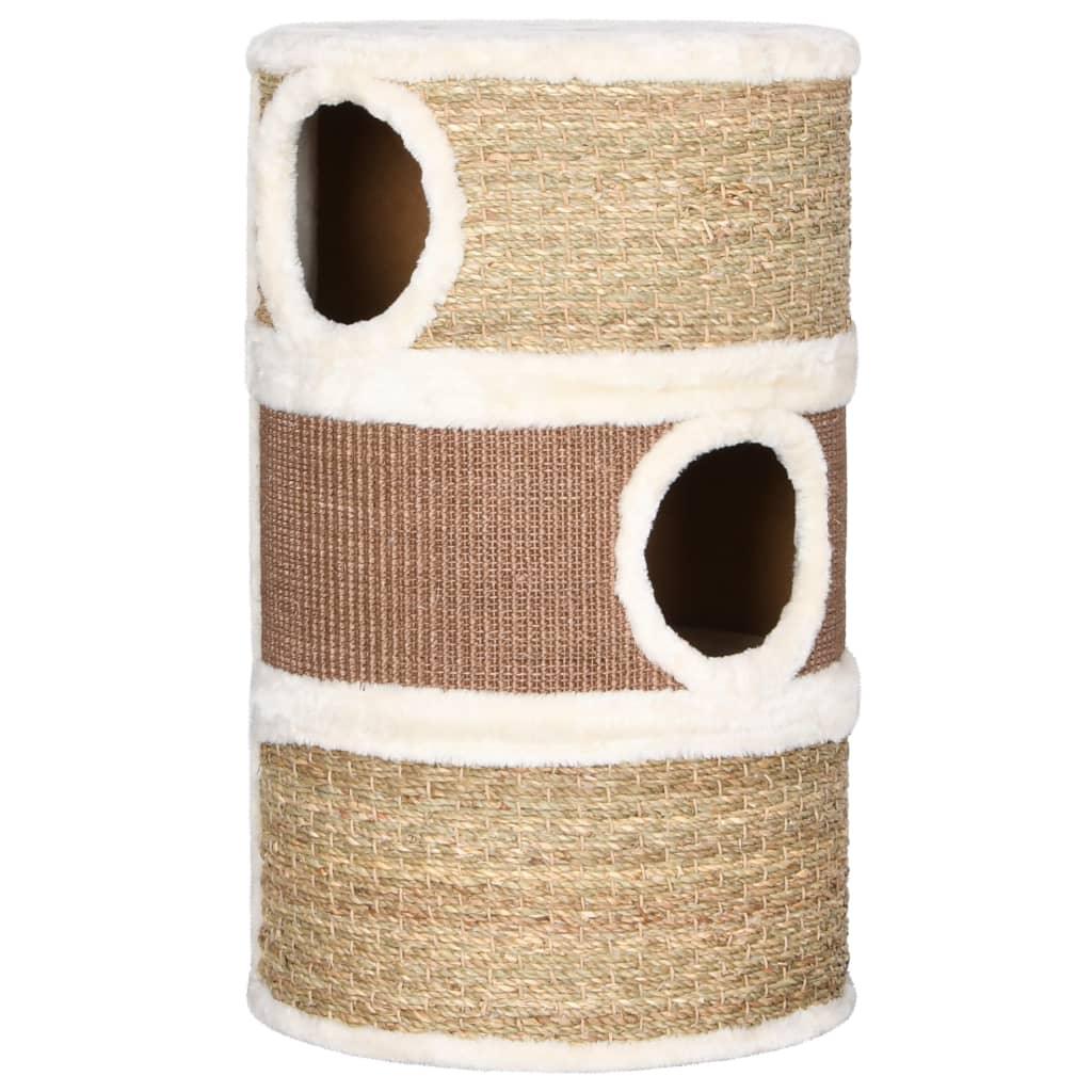 Trendyproduct.co.uk Cat Scratching Barrel 60 Cm Seagrass vidaXL Animals & Pet Supplies Animals & Pet Supplies > Pet Supplies > Cat Supplies > Cat Furniture Brown Cat Furniture Cat Supplies parcel Pet Supplies vidaXL