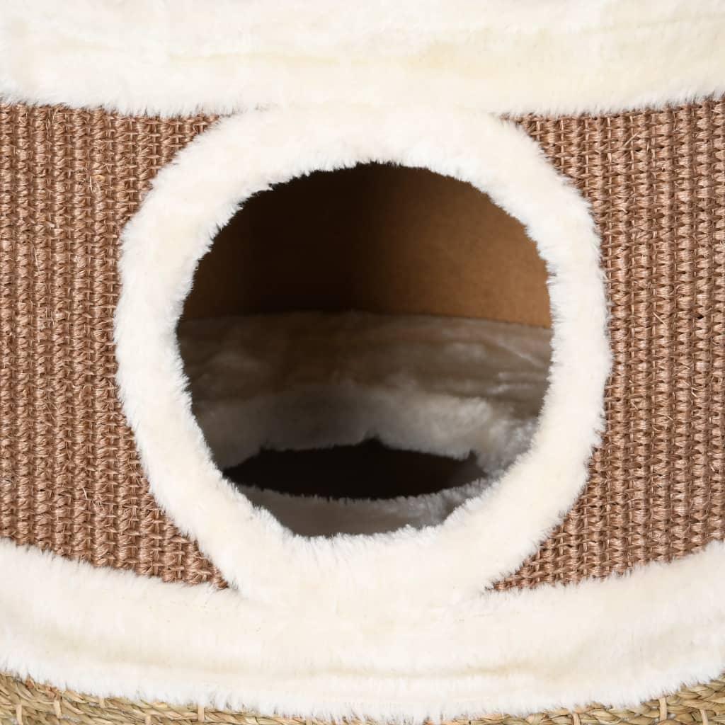 Trendyproduct.co.uk Cat Scratching Barrel 60 Cm Seagrass vidaXL Animals & Pet Supplies Animals & Pet Supplies > Pet Supplies > Cat Supplies > Cat Furniture Brown Cat Furniture Cat Supplies parcel Pet Supplies vidaXL