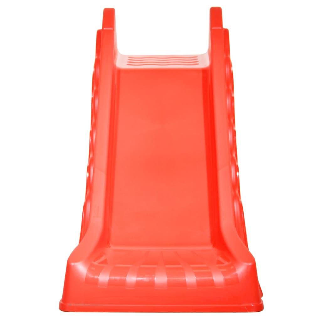 Foldable Slide For Kids Indoor Outdoor Red And Yellow