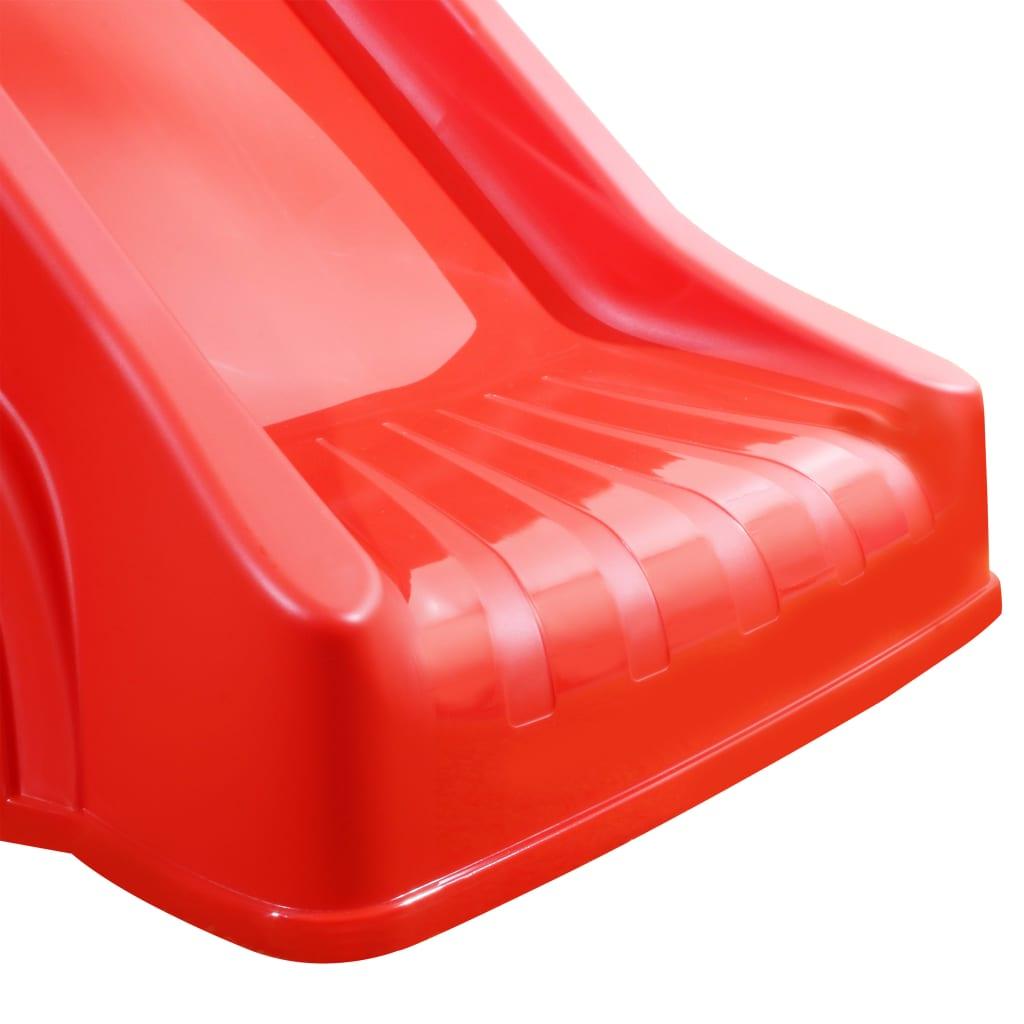 Foldable Slide For Kids Indoor Outdoor Red And Yellow