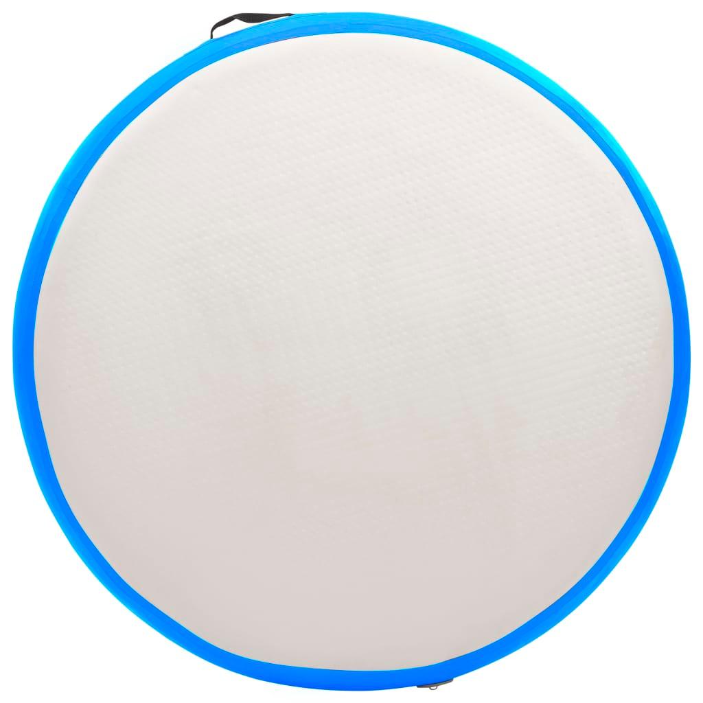 Inflatable Gymnastic Mat With Pump Pvc Blue