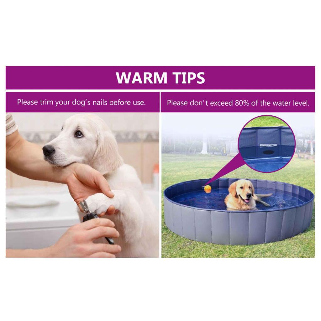 Trendyproduct.co.uk Foldable Dog Swimming Pool Pvc vidaXL Animals & Pet Supplies Animals & Pet Supplies > Pet Supplies > Dog Supplies Dog Supplies parcel Pet Supplies vidaXL