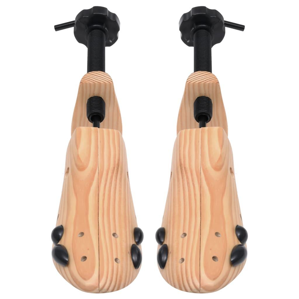 Shoe Trees 2 Pairs Size Solid Pine Wood