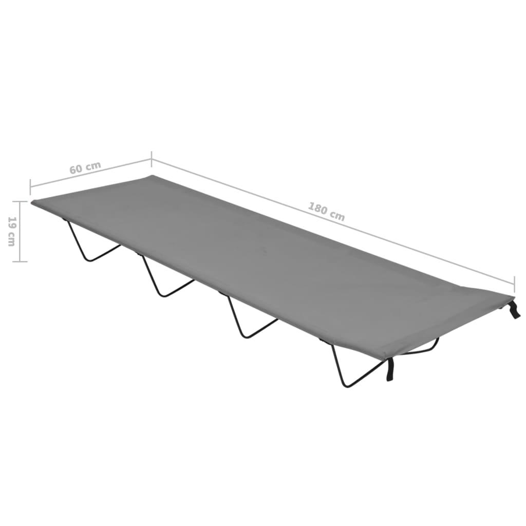 Camping Bed 180X60X19 Cm Oxford Fabric And Steel