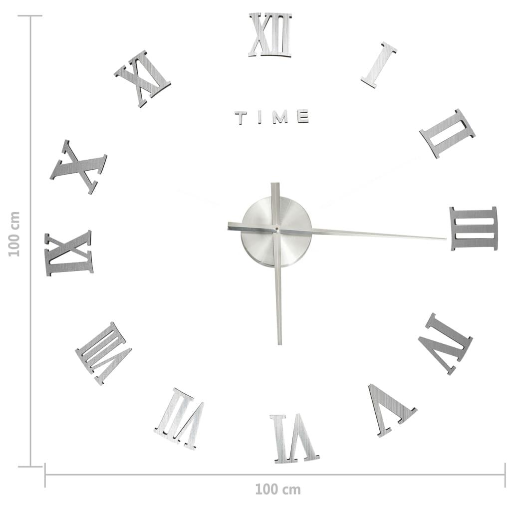 3D Wall Clock Modern Design 100 Cm Xxl