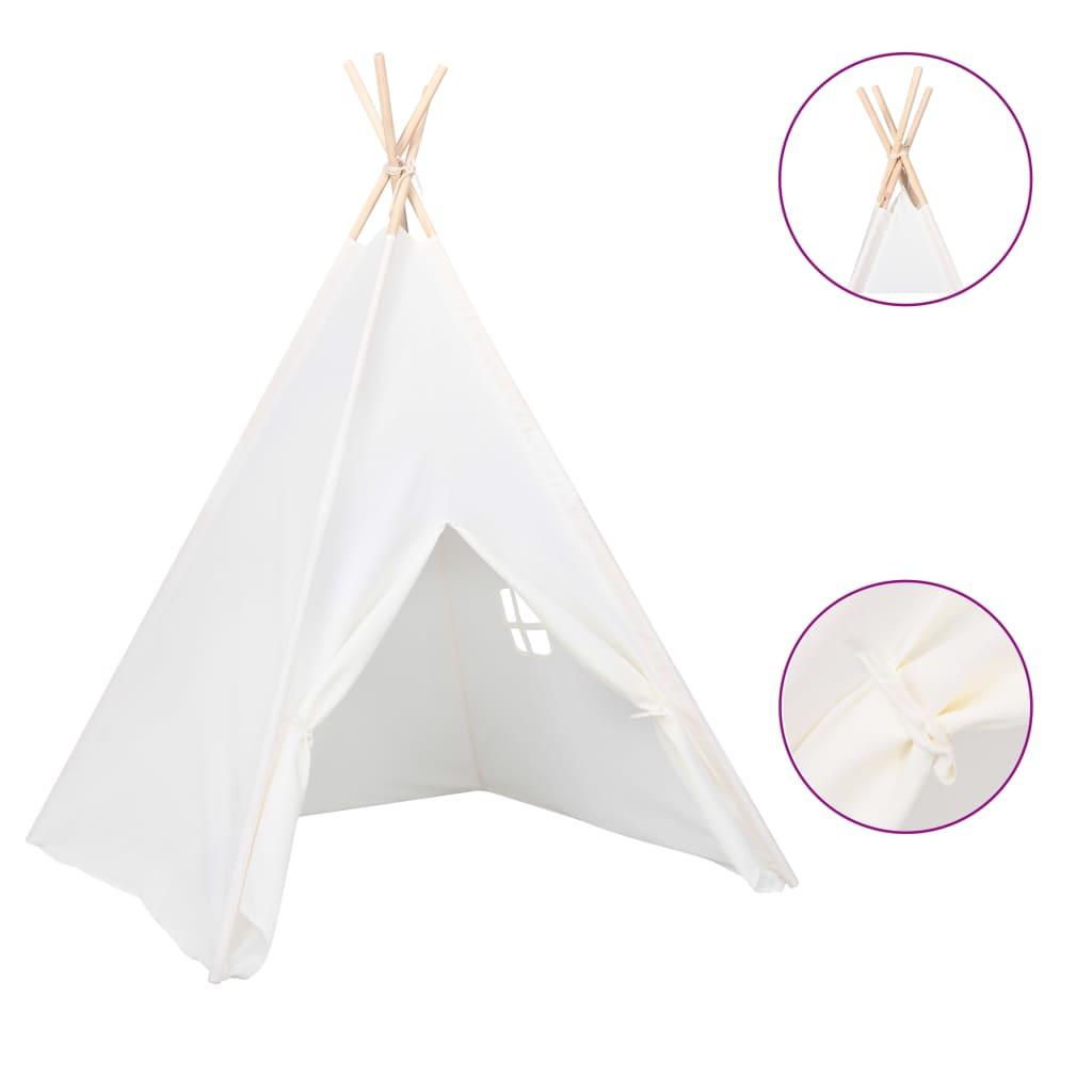 Children Teepee Tent With Bag Peach Skin 120X120X150 Cm