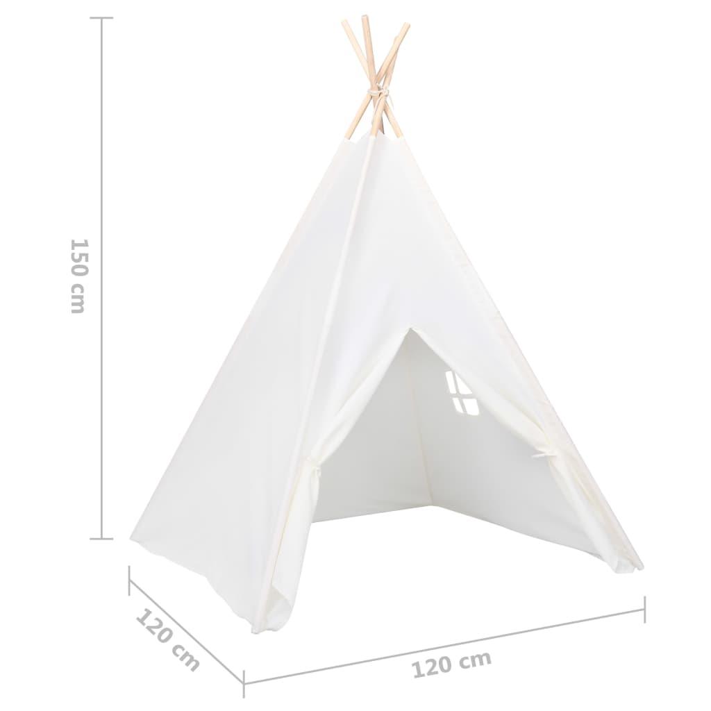 Children Teepee Tent With Bag Peach Skin 120X120X150 Cm