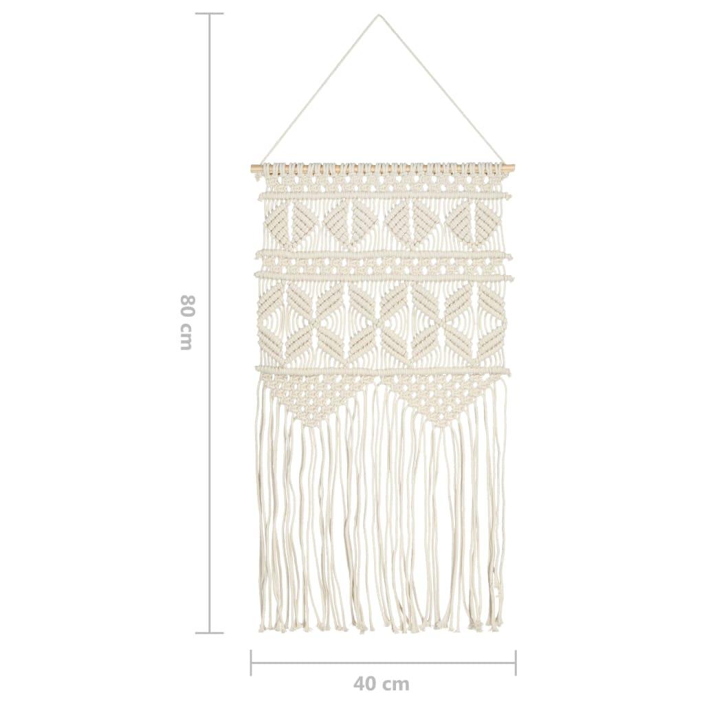 Macrame Wall Hanger 40X80 Cm Cotton