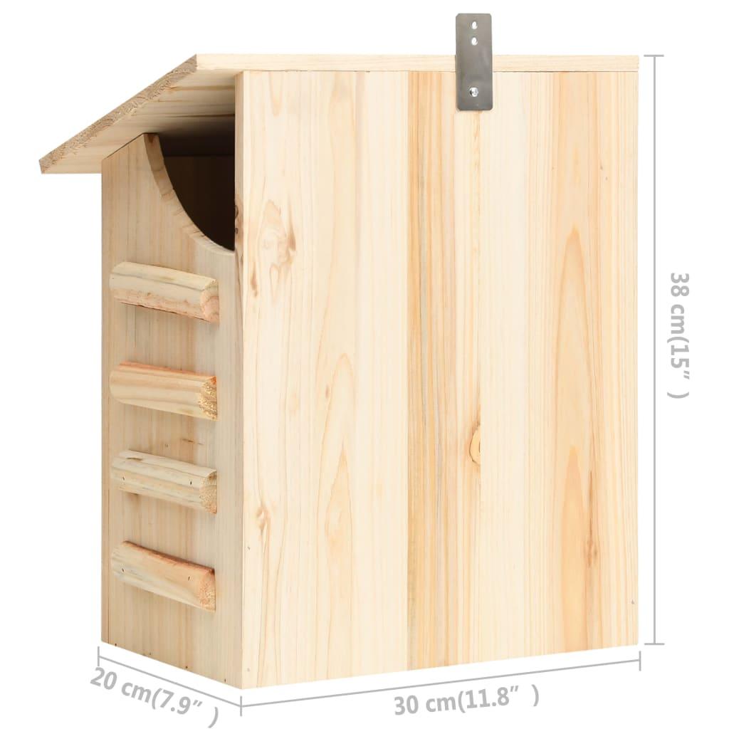 Bat House Solid Firwood 30X20X38 Cm