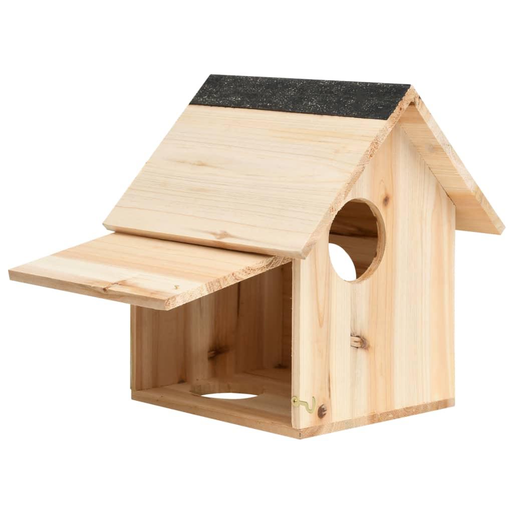 Squirrel House Solid Firwood 26X25X29 Cm