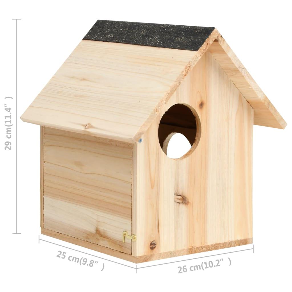 Squirrel House Solid Firwood 26X25X29 Cm