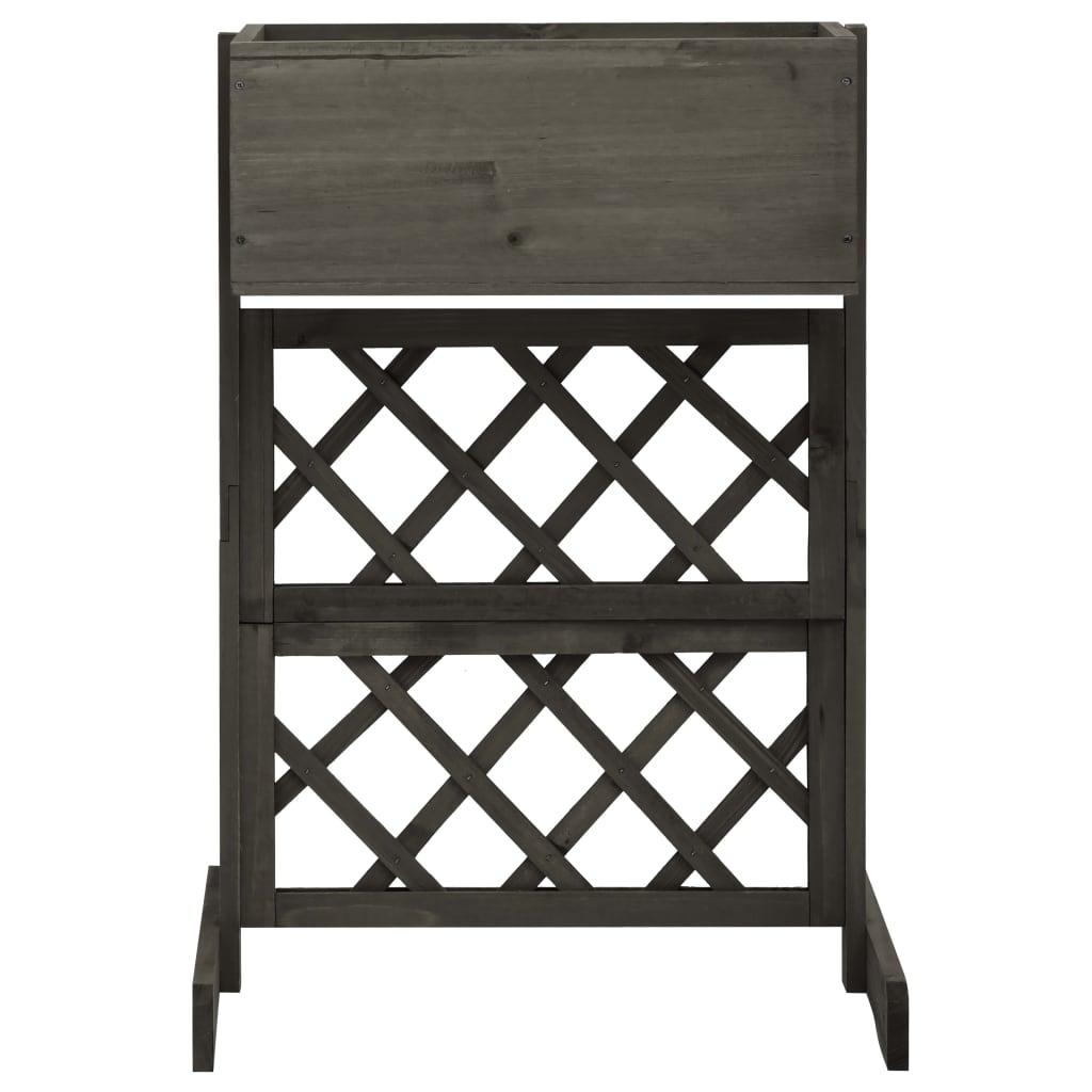 Garden Trellis Planter 45X30X74 Cm Solid Firwood