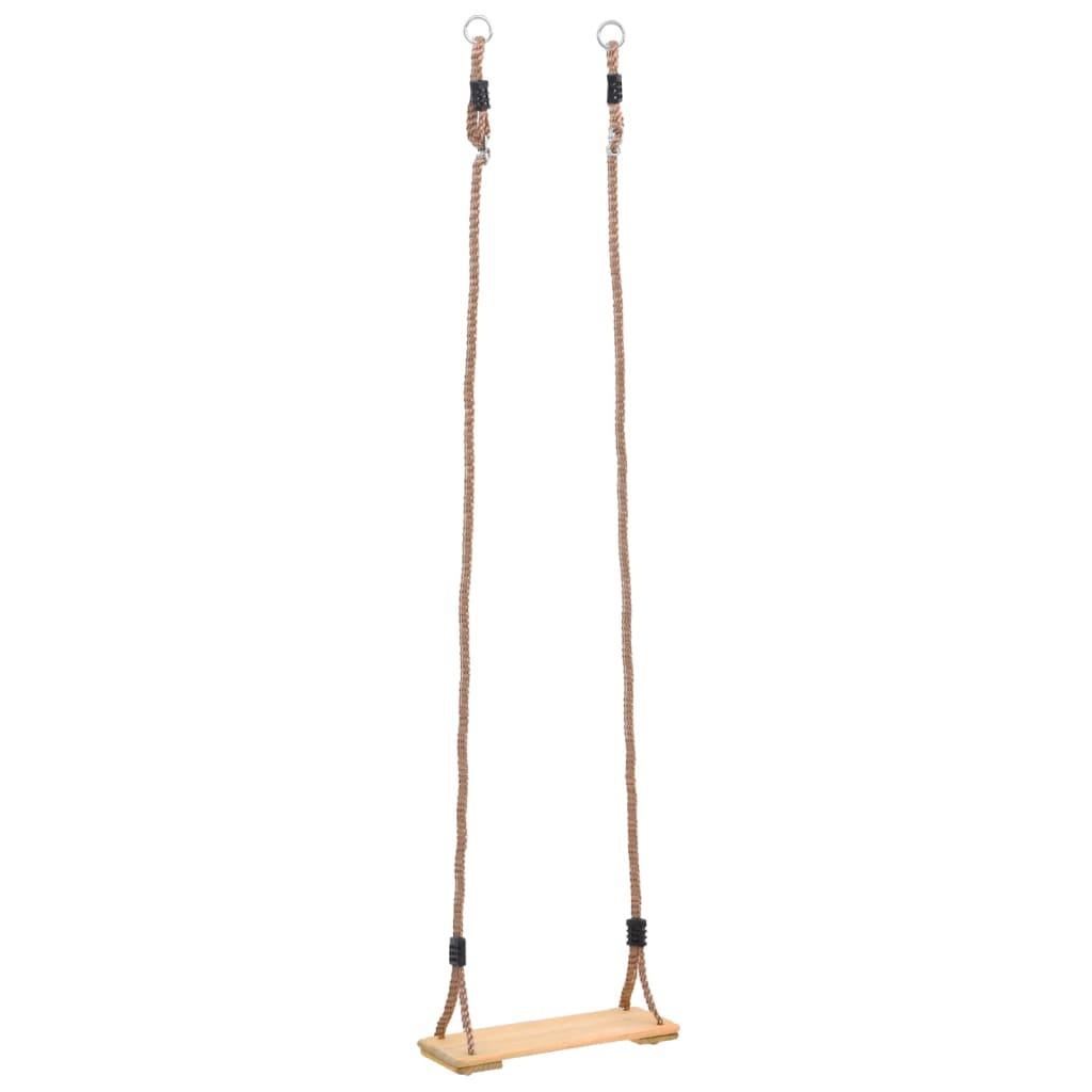 Board Swing 200 Cm Solid Pinewood