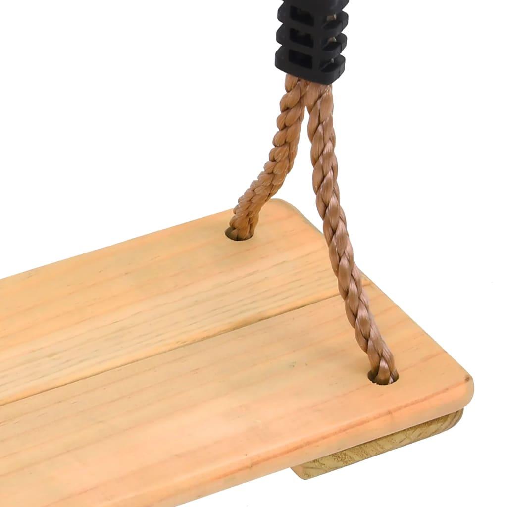 Board Swing 200 Cm Solid Pinewood