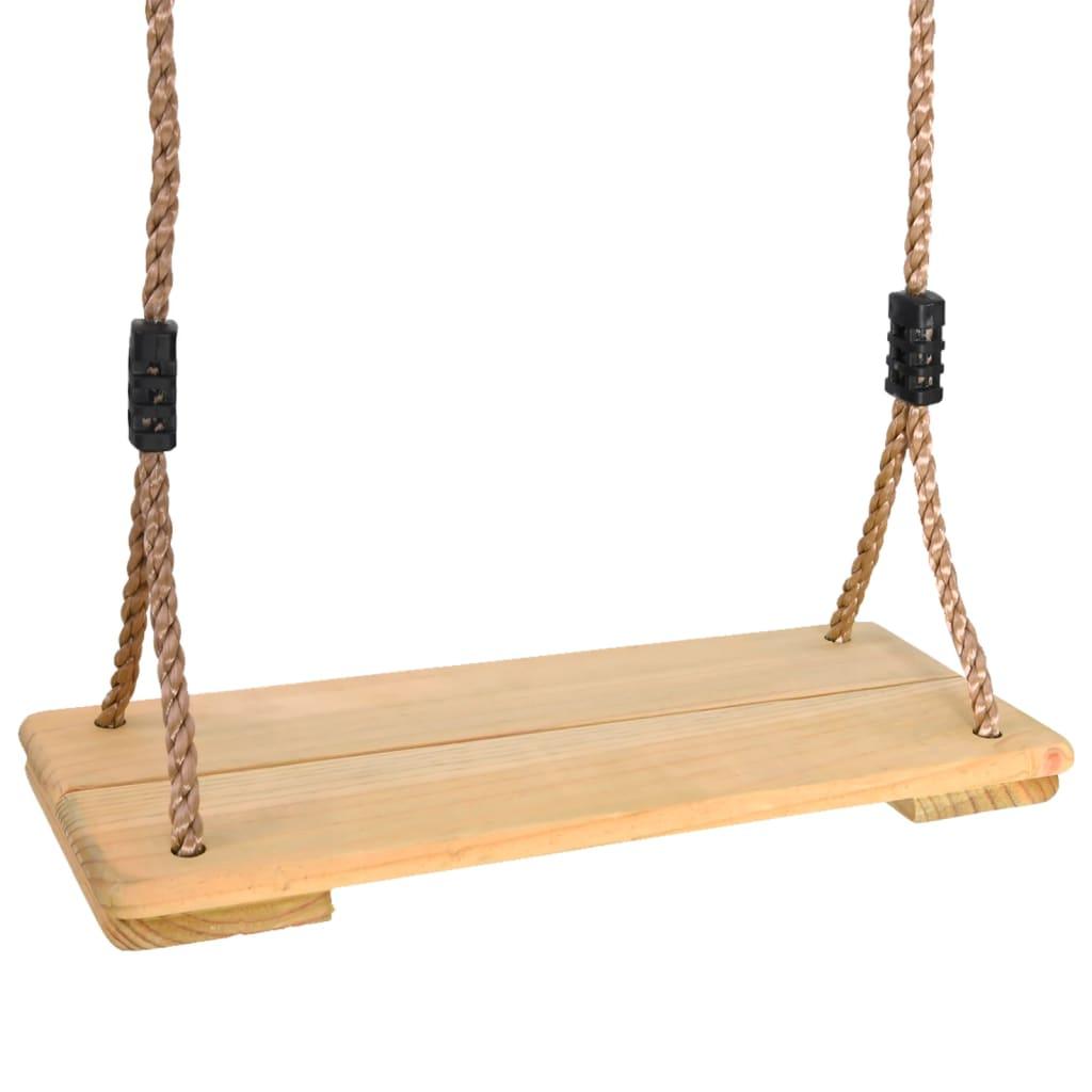 Board Swing 200 Cm Solid Pinewood