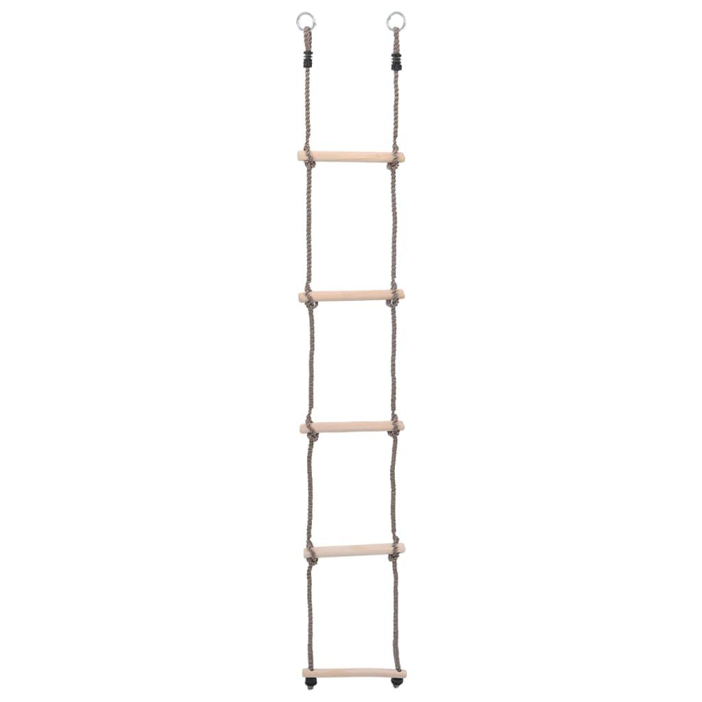 5-Step Ladder 210 Cm Solid Pinewood