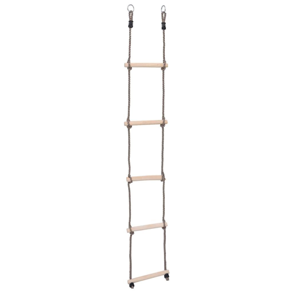 5-Step Ladder 210 Cm Solid Pinewood