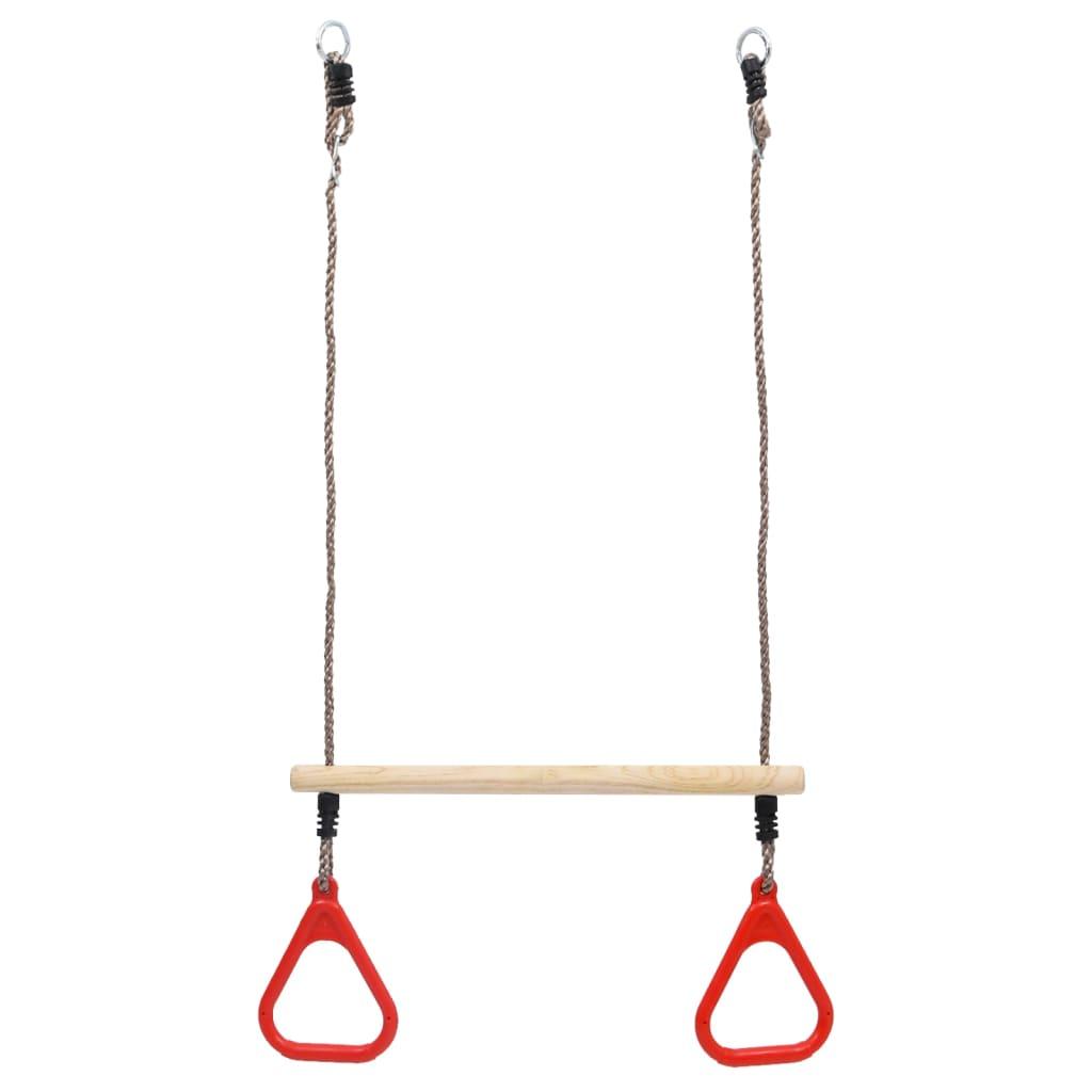 Trapeze Swing Bar With Rings