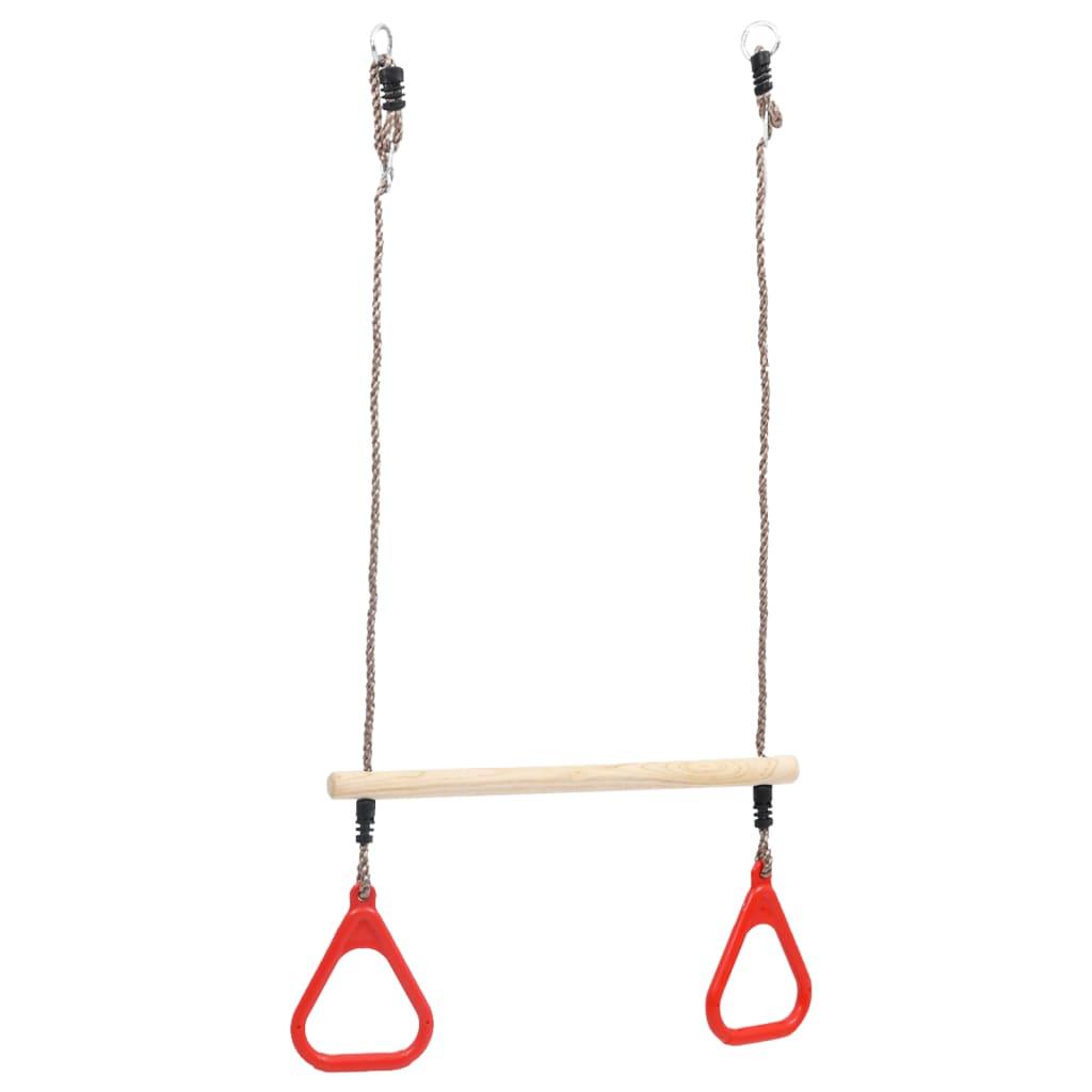 Trapeze Swing Bar With Rings