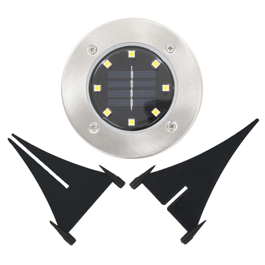 Solar Ground Lights 8 Pcs Led Lights Colour