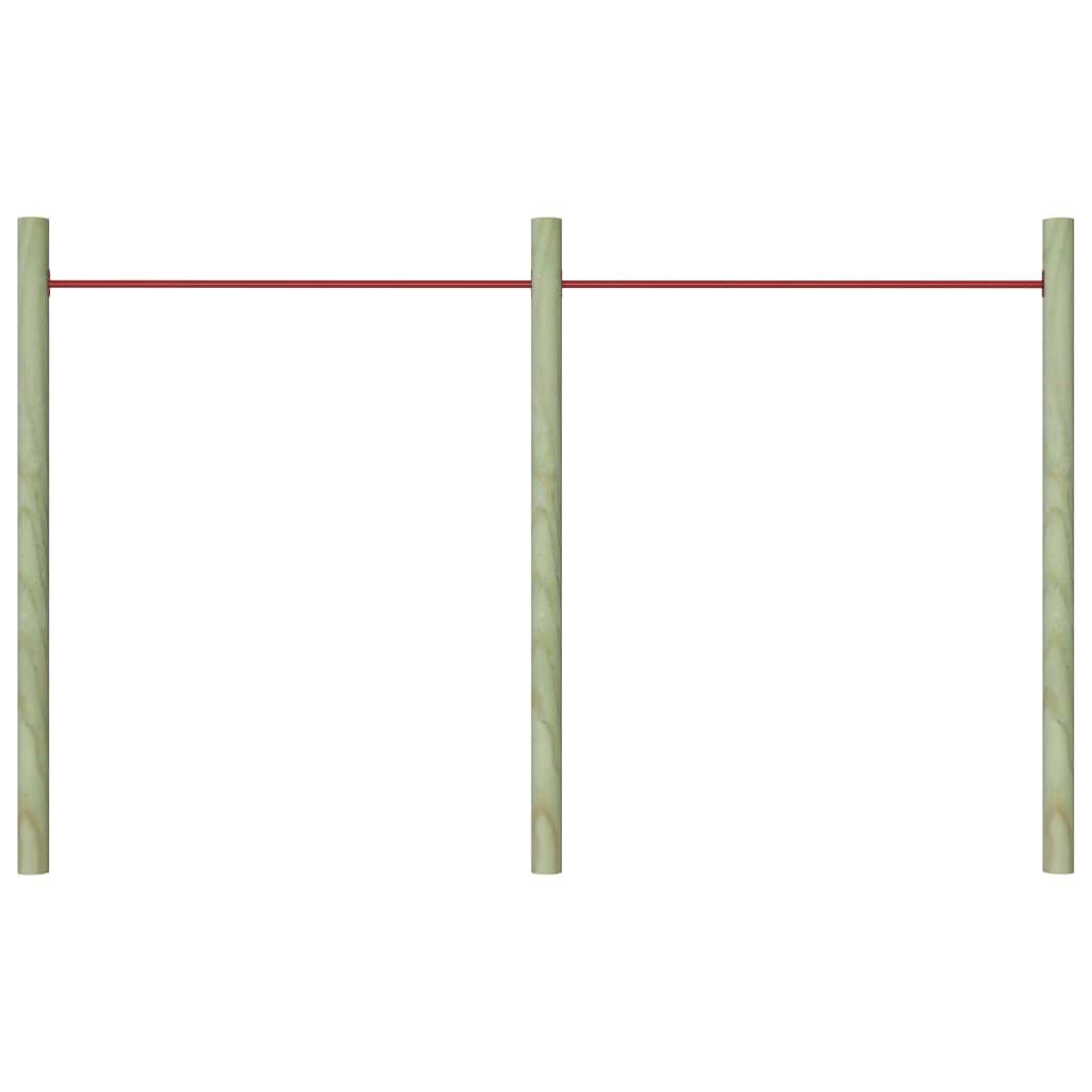 Turning Bars 2 Pcs 125 Cm Steel Red