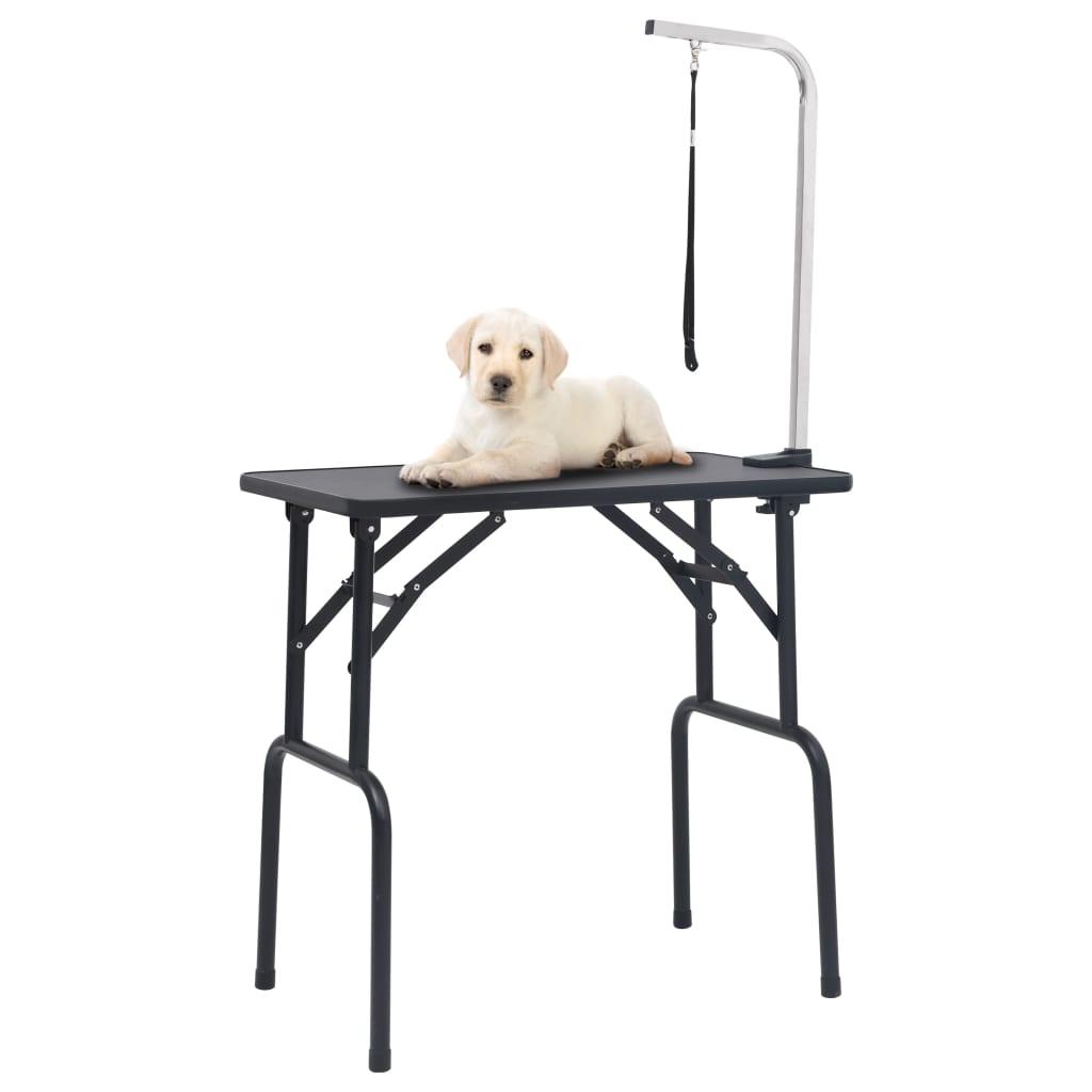 Adjustable Dog Grooming Table With 1 Loop And Basket