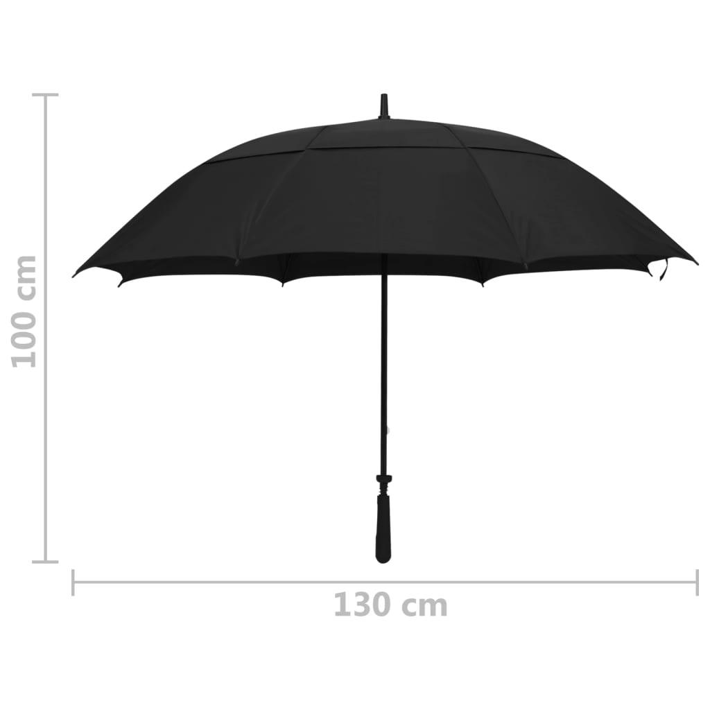 Umbrella Black 130Cm