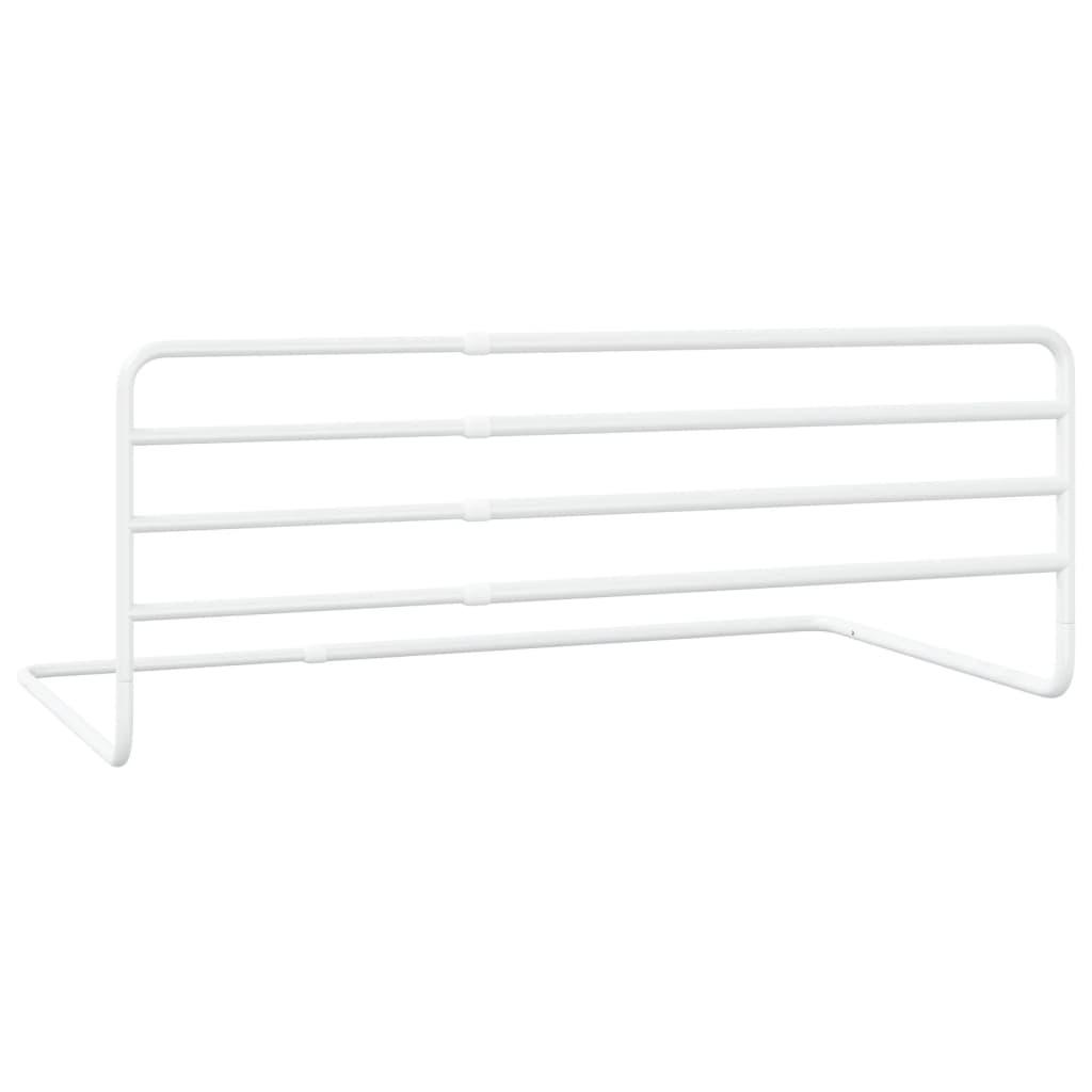 Toddler Safety Bed Rail White (76-137)X55 Cm Iron