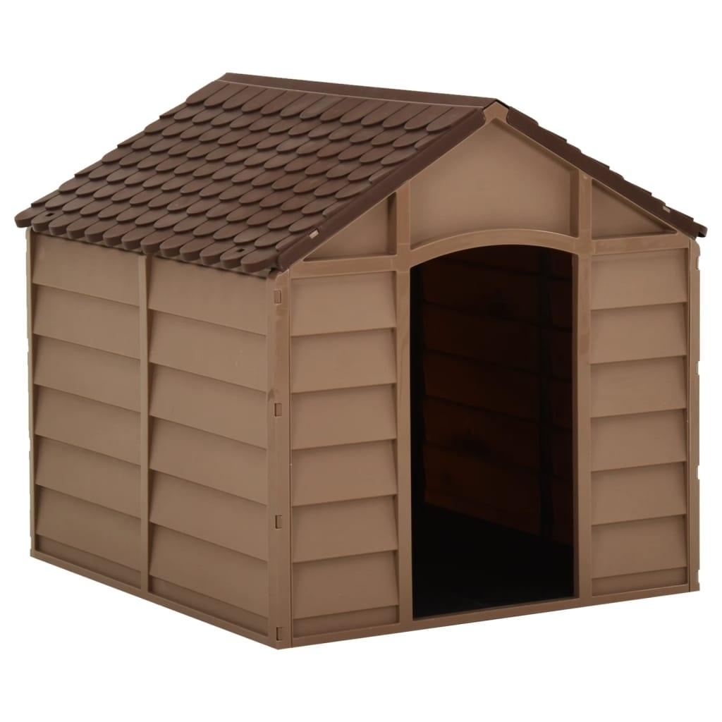 Trendyproduct.co.uk Dog House Brown Polypropylene vidaXL Animals & Pet Supplies Animals & Pet Supplies > Pet Supplies > Dog Supplies > Dog Houses Brown Dog Houses Dog Supplies parcel Pet Supplies vidaXL