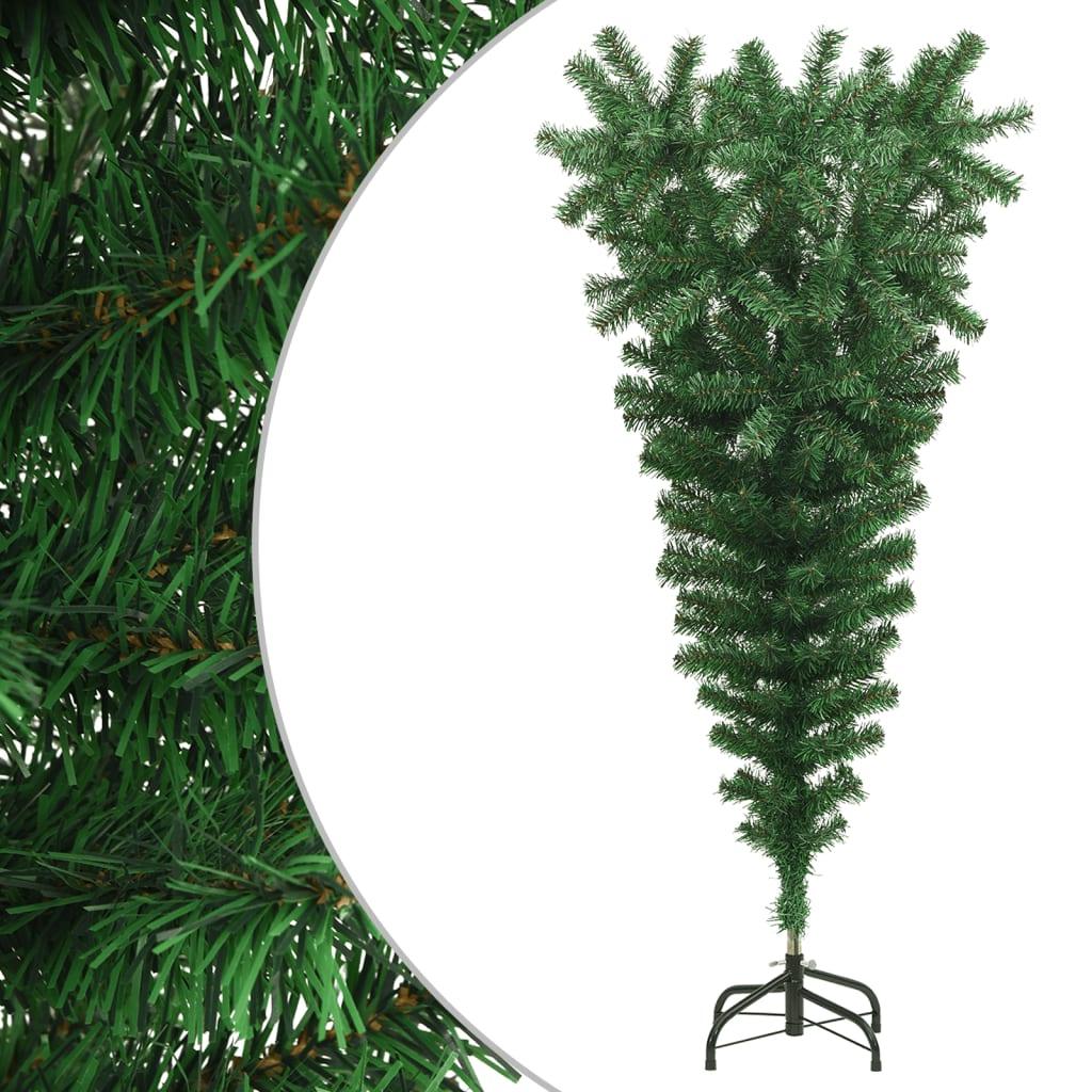 Upside-Down Artificial Christmas Tree With Stand 120 Cm