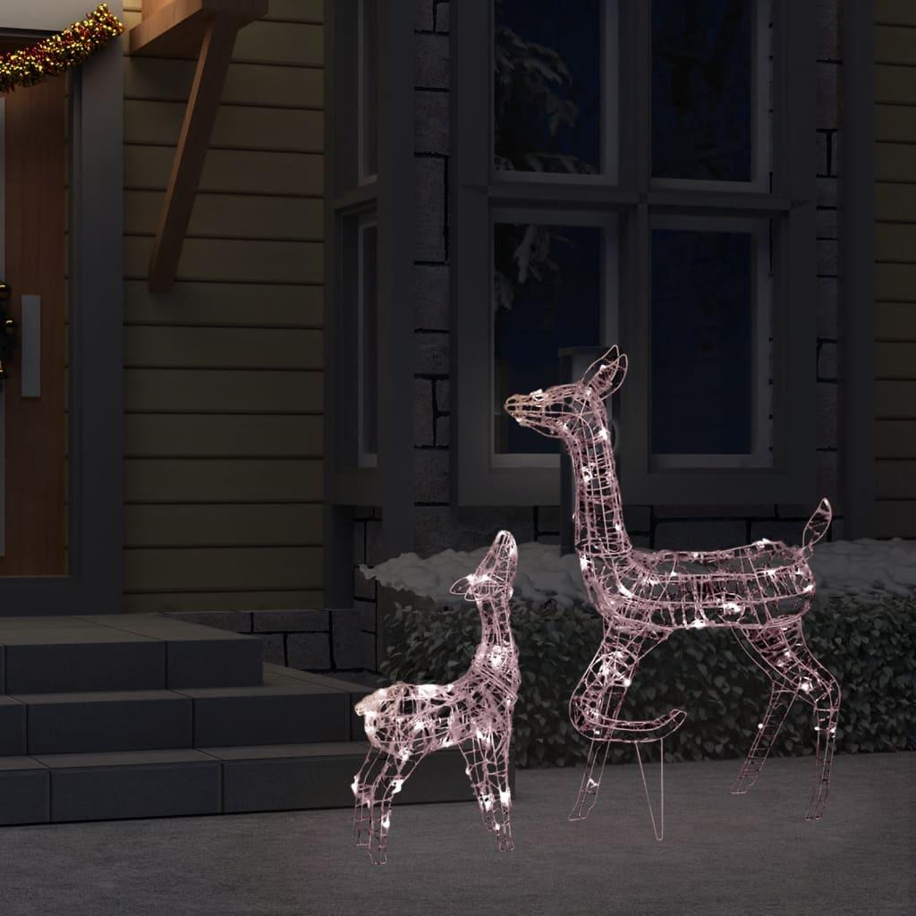 Acrylic Reindeer Family Christmas Decoration 160 Led