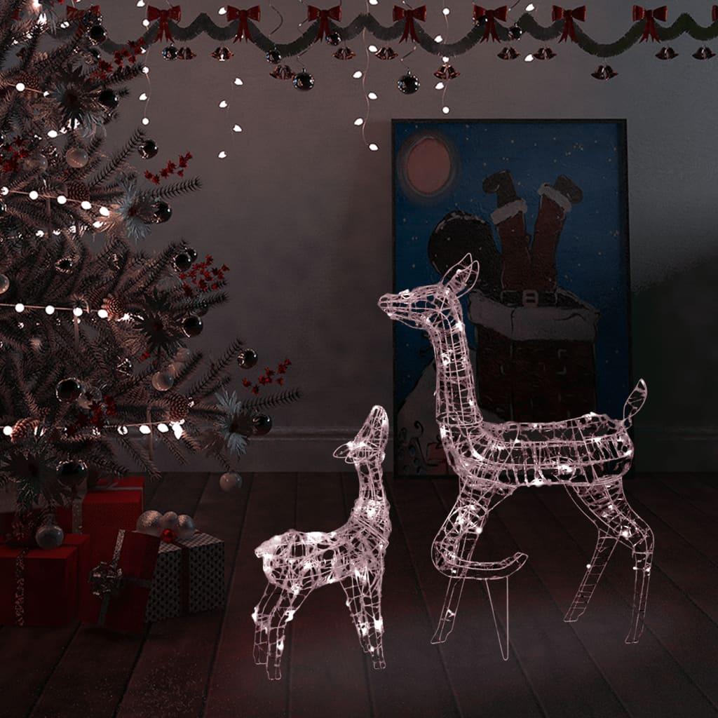 Acrylic Reindeer Family Christmas Decoration 160 Led