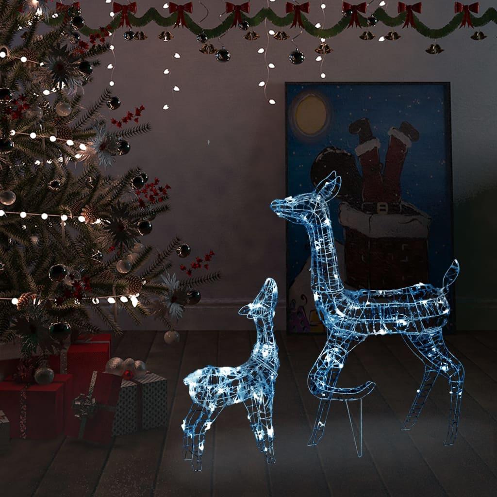 Acrylic Reindeer Family Christmas Decoration 160 Led