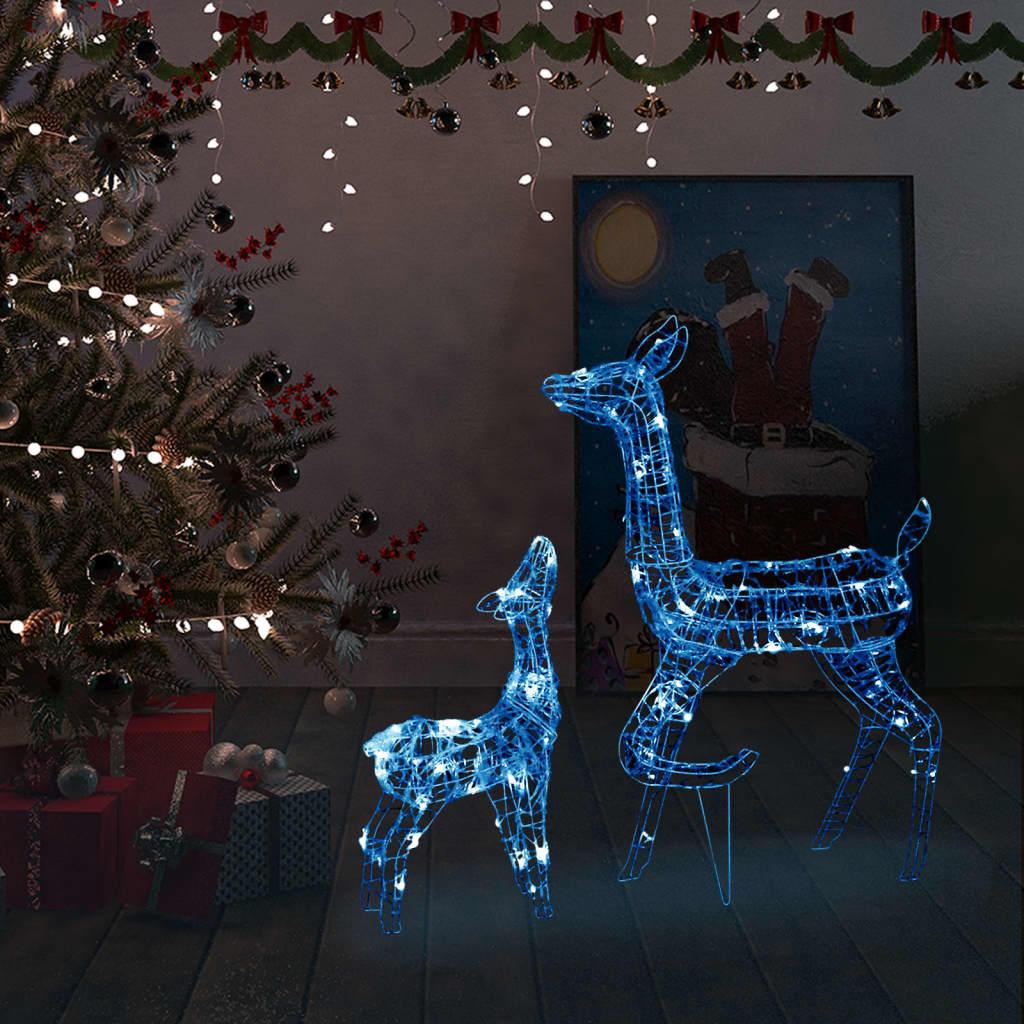 Acrylic Reindeer Family Christmas Decoration 160 Led