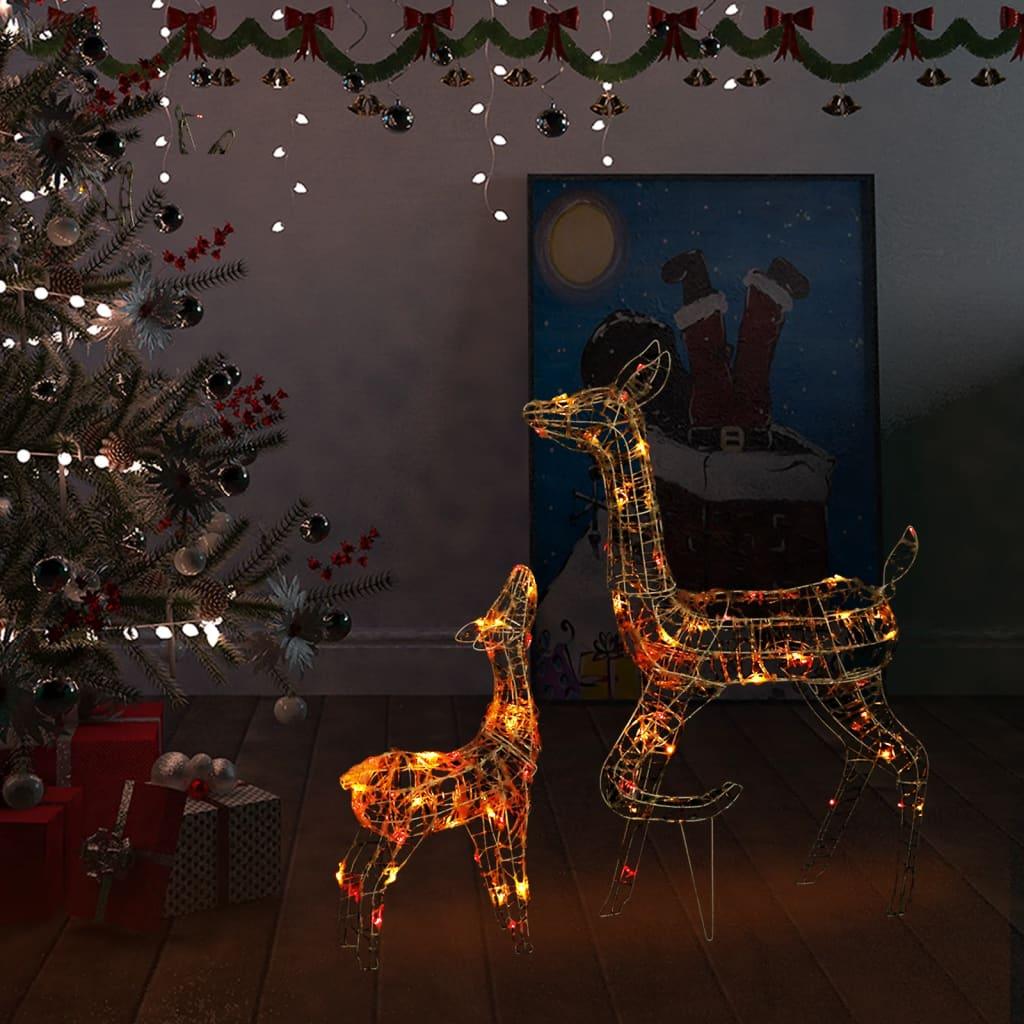 Acrylic Reindeer Family Christmas Decoration 160 Led