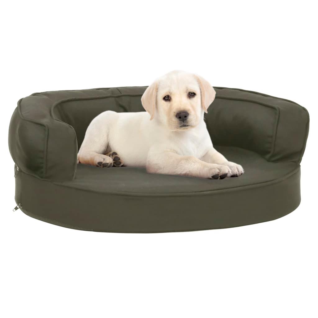 Trendyproduct.co.uk Ergonomic Dog Bed Mattress Linen Look vidaXL Animals & Pet Supplies Animals & Pet Supplies > Pet Supplies > Dog Supplies > Dog Beds Dog Beds Dog Supplies Grey parcel Pet Supplies vidaXL