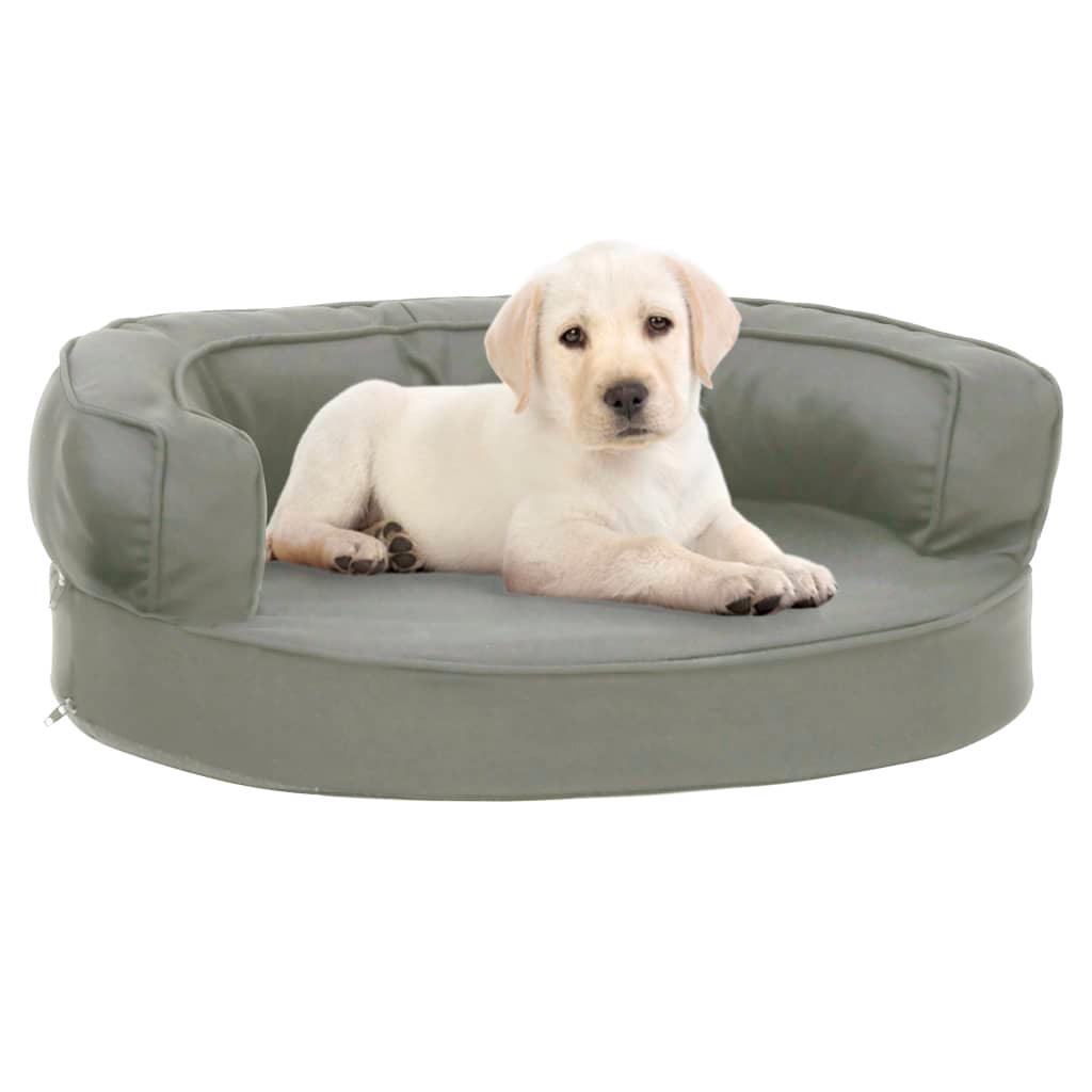 Trendyproduct.co.uk Ergonomic Dog Bed Mattress Linen Look vidaXL Animals & Pet Supplies Animals & Pet Supplies > Pet Supplies > Dog Supplies > Dog Beds Dog Beds Dog Supplies Grey parcel Pet Supplies vidaXL