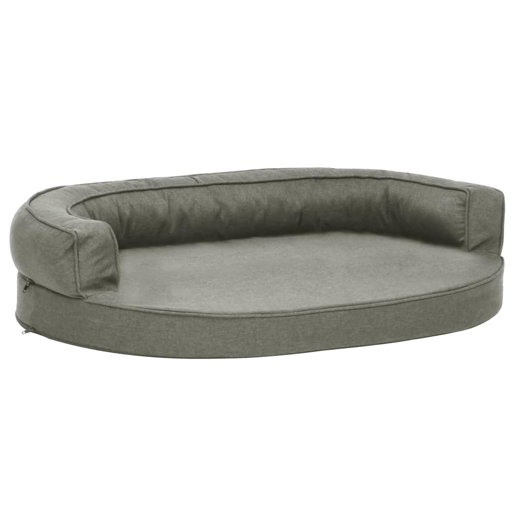 Trendyproduct.co.uk Ergonomic Dog Bed Mattress Linen Look vidaXL Animals & Pet Supplies Animals & Pet Supplies > Pet Supplies > Dog Supplies > Dog Beds Dog Beds Dog Supplies Grey parcel Pet Supplies vidaXL