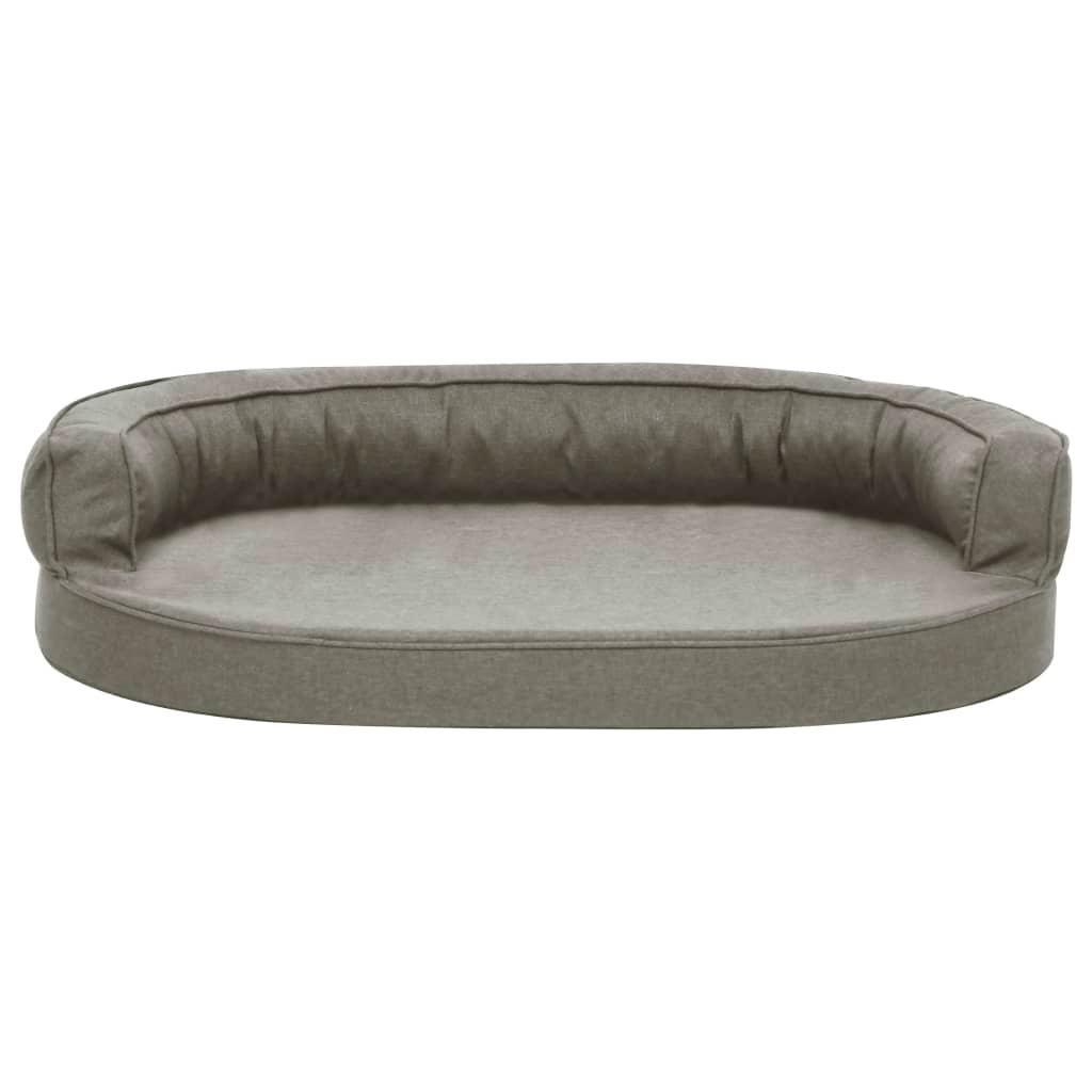 Trendyproduct.co.uk Ergonomic Dog Bed Mattress Linen Look vidaXL Animals & Pet Supplies Animals & Pet Supplies > Pet Supplies > Dog Supplies > Dog Beds Dog Beds Dog Supplies Grey parcel Pet Supplies vidaXL