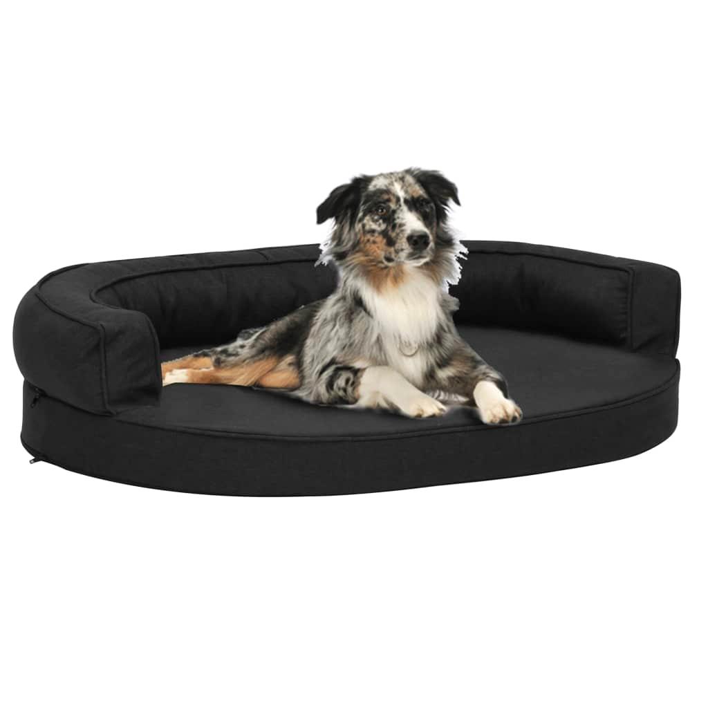 Trendyproduct.co.uk Ergonomic Dog Bed Mattress Linen Look vidaXL Animals & Pet Supplies Animals & Pet Supplies > Pet Supplies > Dog Supplies > Dog Beds Dog Beds Dog Supplies Grey parcel Pet Supplies vidaXL