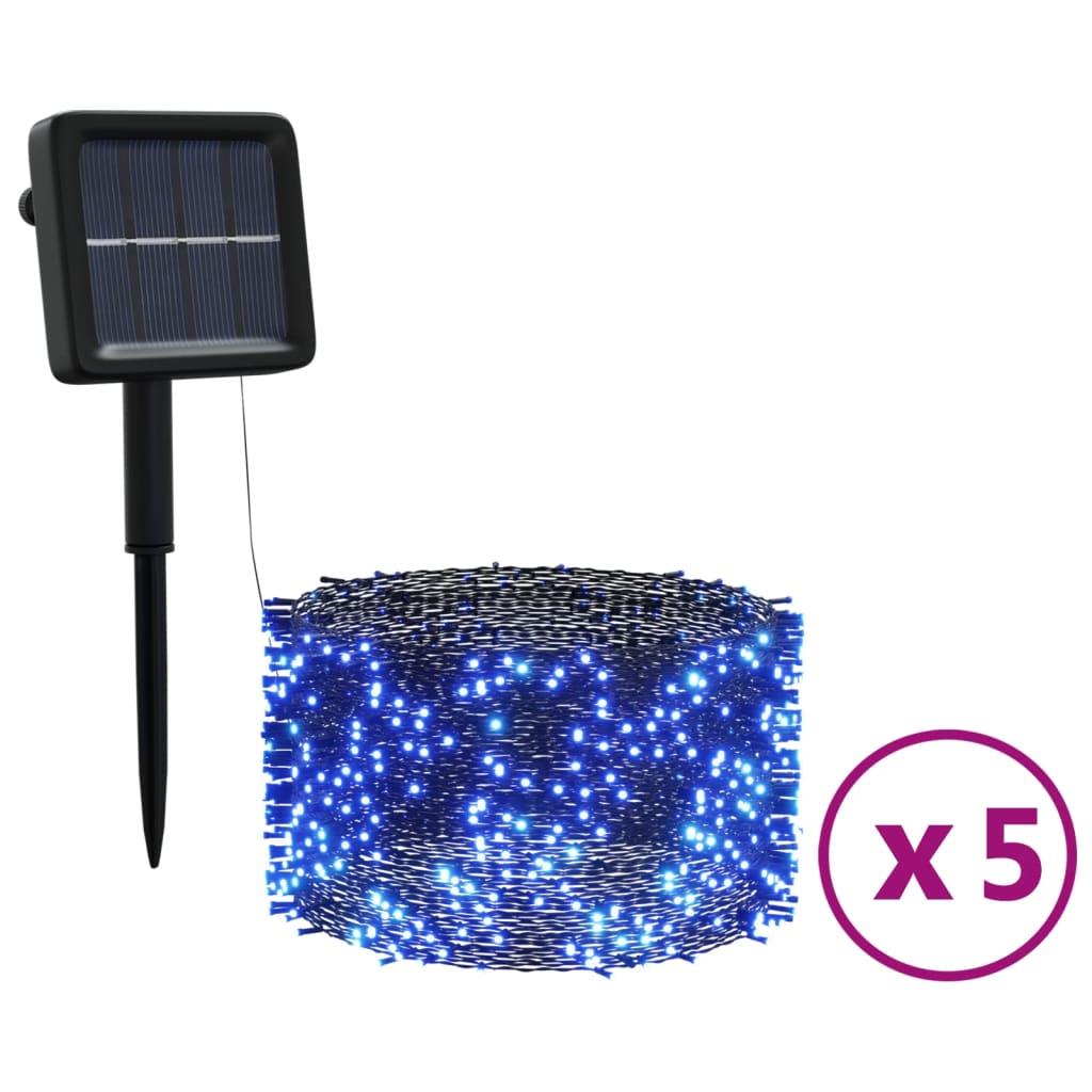 Solar Fairy Lights 5 Pcs 5X200 Led Indoor Outdoor