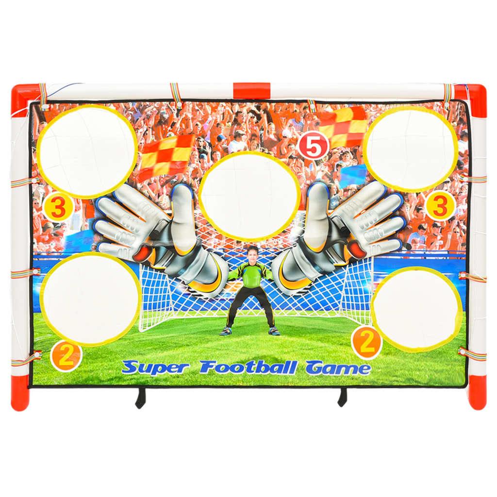 Children Football Goal Set With Goal Wall 120X51X77.5 Cm