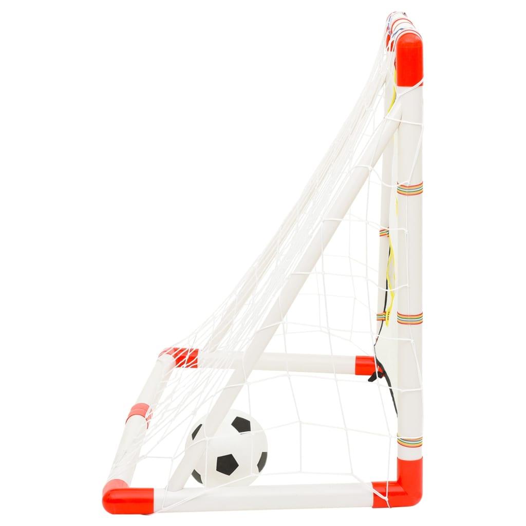 Children Football Goal Set With Goal Wall 120X51X77.5 Cm