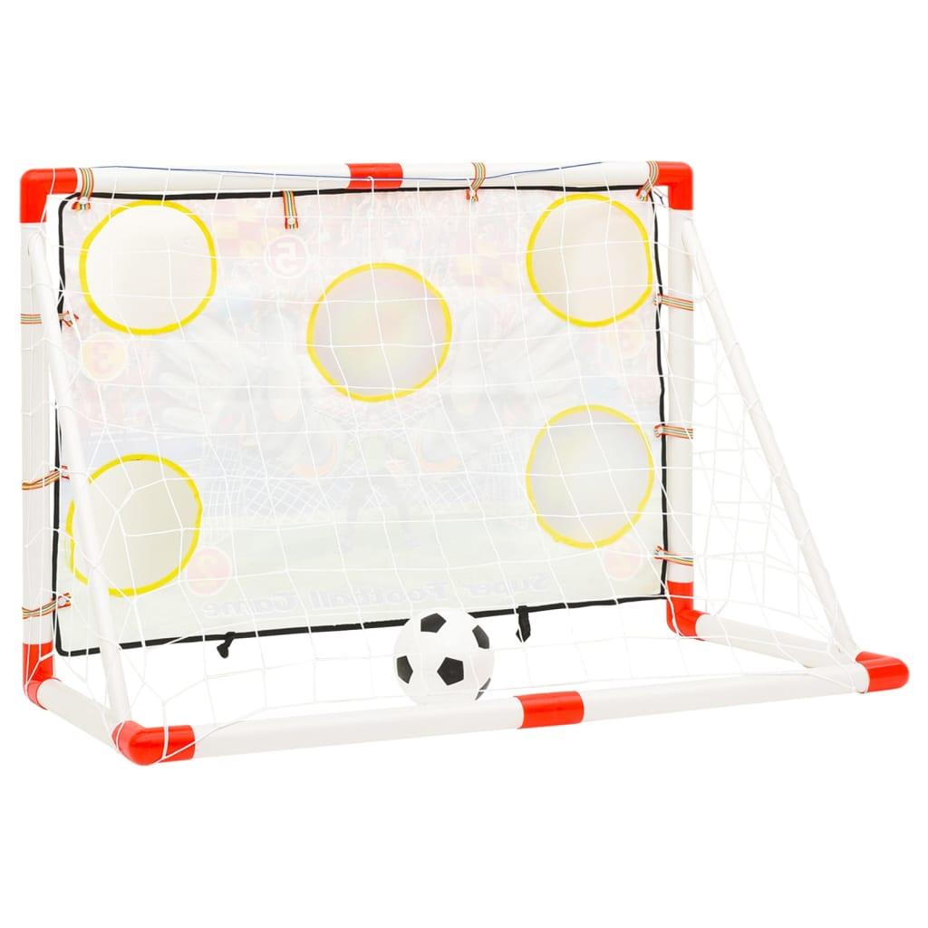 Children Football Goal Set With Goal Wall 120X51X77.5 Cm