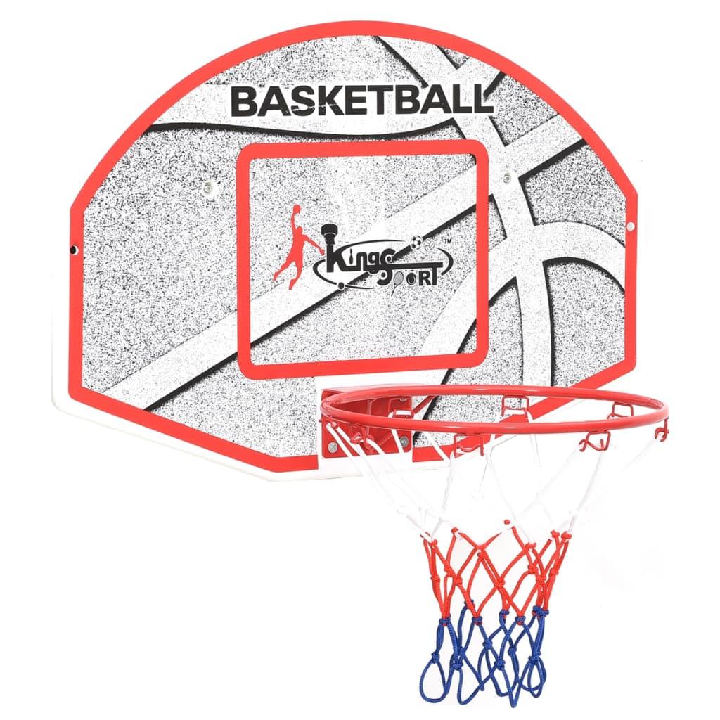 Five Piece Wall Mounted Basketball Backboard Set 66X44.5 Cm