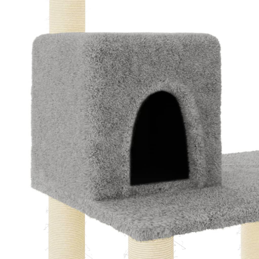 Cat Tree With Sisal Scratching Posts 118.5 Cm