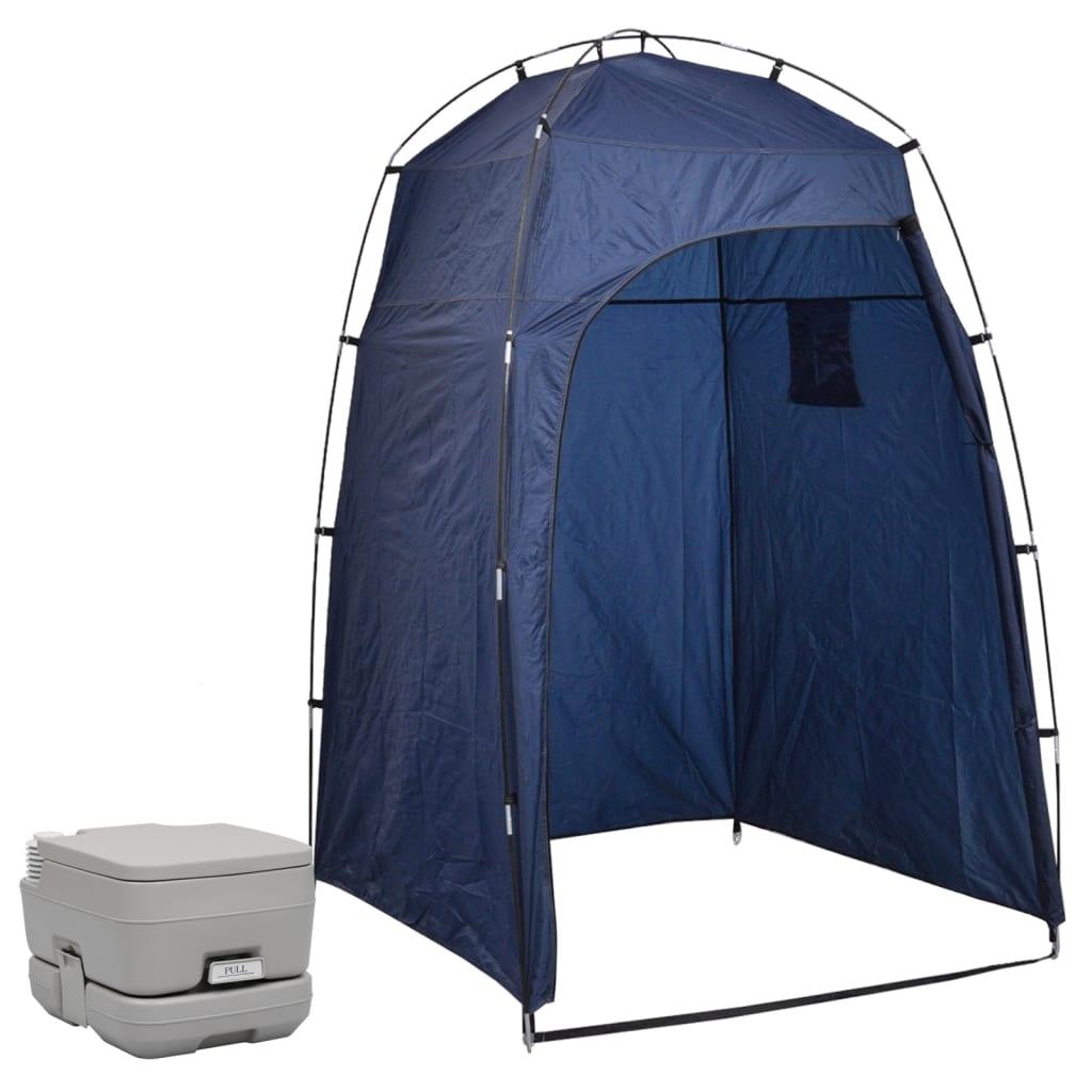 Portable Camping Toilet With Tent 10+10 L