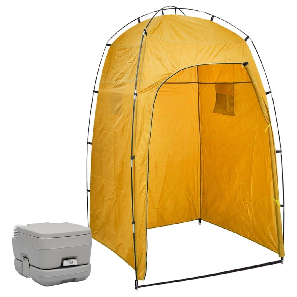 Portable Camping Toilet With Tent 10+10 L